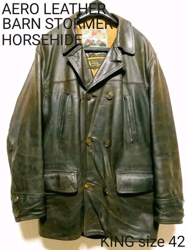 Aero leather barnstormer coat - leather,