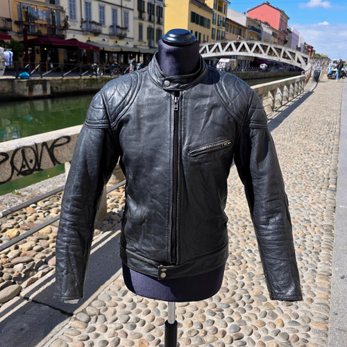 Herren aero lederjacke - lederjacke, biker