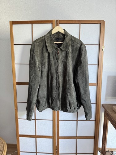 Vintage mens suede - mens, leather