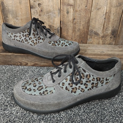 Hotter aero grau leder leopard - hotter,