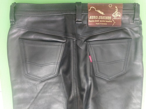 Aero lederjeans pferdeleder - lederjeans,