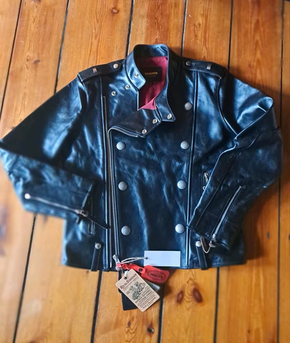 Horsehide leather jacket - horsehide,