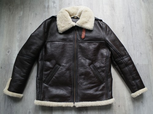 Lammfell fliegerjacke rsh - b6,